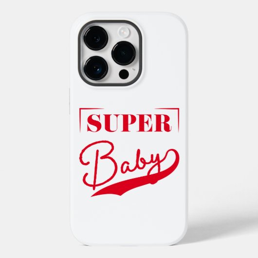 Super Baby Case-Mate iPhone Case (Achterkant)