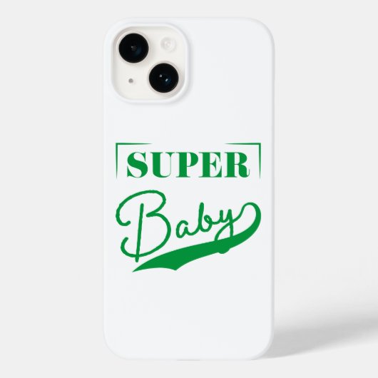 Super Baby Case-Mate iPhone Case (Achterkant)