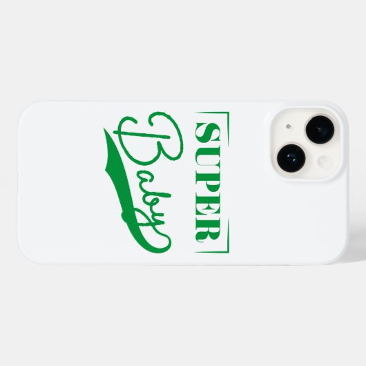 Super Baby Case-Mate iPhone Case (Achterkant (horizontaal))