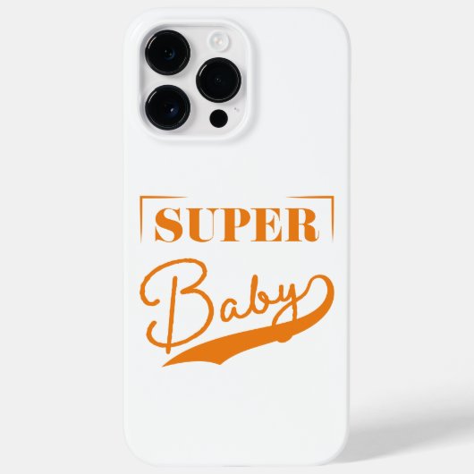 Super Baby Case-Mate iPhone Case (Achterkant)