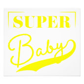 Super Baby Foto Afdruk (Voorkant)