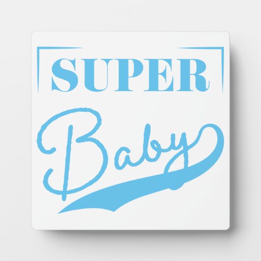 Super Baby Fotoplaat (Voorkant)