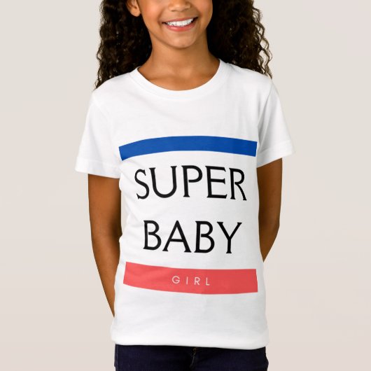 SUPER BABY GIRL T-SHIRT (Voorkant)
