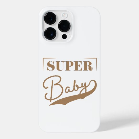 Super Baby iPhone Hoesje (Achterkant)
