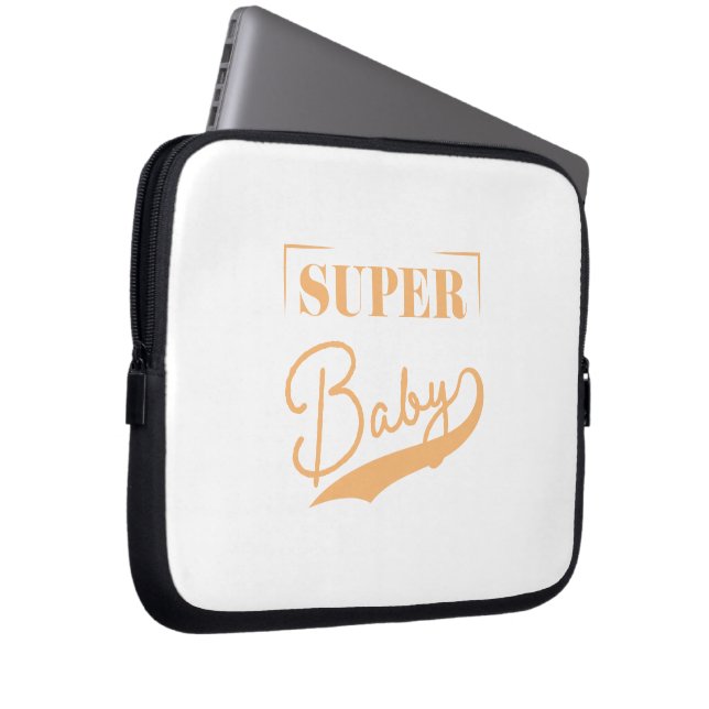 Super Baby Laptop Sleeve (Voorkant Rechts)