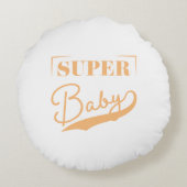 Super Baby Rond Kussen (Achterkant)