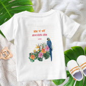 SUPER BABY Tropical Parrot Waterverf Baby shower