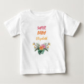 SUPER BABY Tropical Parrot Waterverf Baby shower (Voorkant)