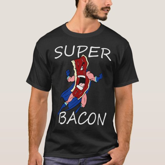 SUPER BACON DARK T-SHIRT (Voorkant)