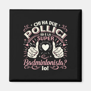 Super Badmintonista - Badminton Cadeau Vrouw Magneet