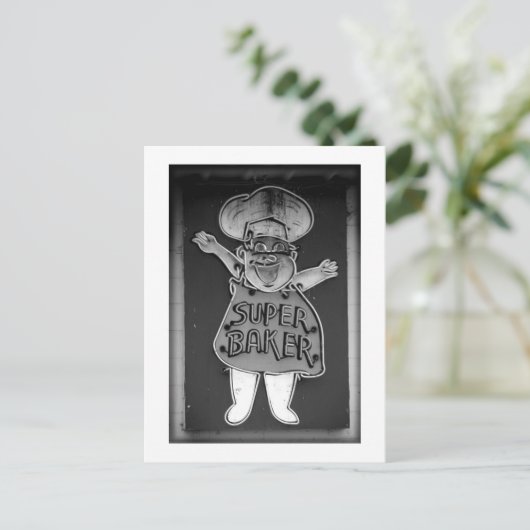 Super Baker Briefkaart (Staand voorkant)