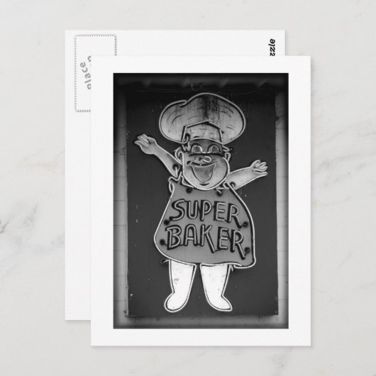 Super Baker Briefkaart (Voorkant / Achterkant)