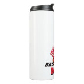 Super Basketball Ball Ma Sporty Moeder Thermosbeker (Gedraaid links)