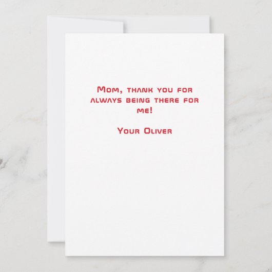 Super Basketball Mam Sporty Moederdag Aankondiging (Achterkant)