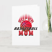 Super Basketball Mam Sporty Moederdag Kaart (Voorkant)