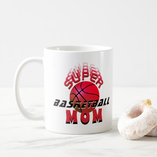 Super Basketball Mam Sporty Moederdag Koffiemok (Met donut)
