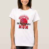 Super Basketball Mam Sporty Moederdag T-shirt (Voorkant)