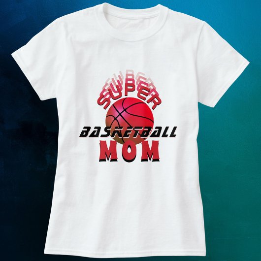 Super Basketball Mam Sporty Moederdag T-shirt