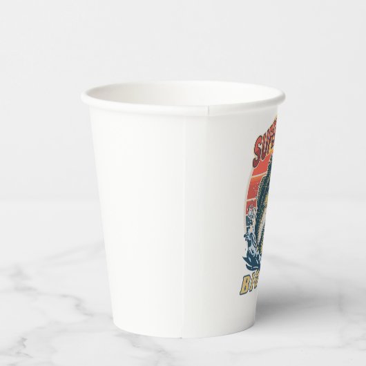 Super Bass Big Bass Papieren Bekers (Rechts)