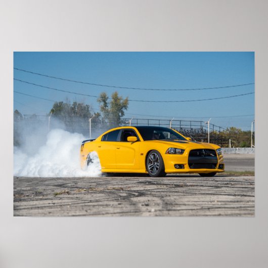 Super Bee Burnout Poster (Voorkant)