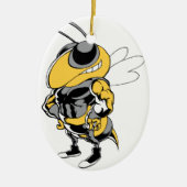 Super Bee Keramisch Ornament (Voorkant)