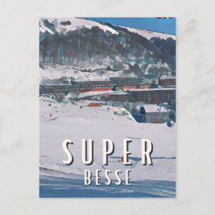 Super Besse Skigebied Briefkaart