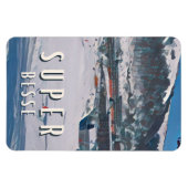 Super Besse Skigebied Magneet (Horizontaal)