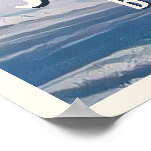 Super Besse Skigebied Poster (Hoek)