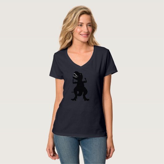 super biceps T-Rex T-shirt (Voorkant volledig)