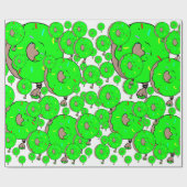 Super Big Green Yum Cadeaupapier (Vlak)