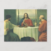  Super bij Emmaus met Jezus Christus Briefkaart (Voorkant)