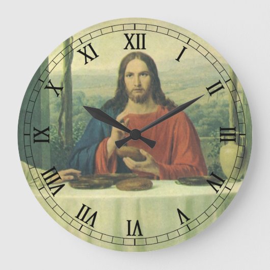  Super bij Emmaus met Jezus Christus Grote Klok (Voorkant)