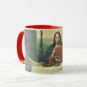 Super bij Emmaus met Jezus Christus Mok (Voorkant links)