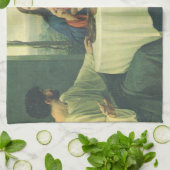 Super bij Emmaus met Jezus Christus Theedoek (Gevouwen)