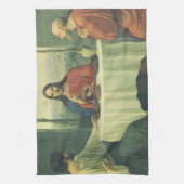 Super bij Emmaus met Jezus Christus Theedoek (Verticaal)