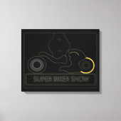 SUPER BIKER-SHOW CANVAS AFDRUK (Voorkant)