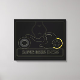 SUPER BIKER-SHOW CANVAS AFDRUK