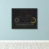 SUPER BIKER-SHOW CANVAS AFDRUK (Insitu (Houten vloer))