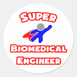 Super biomedische ingenieur ronde sticker