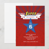 SUPER Birthday Kaart (Voorkant / Achterkant)