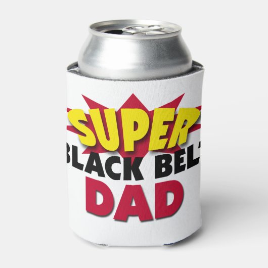 Super Black Belt Dad Blikjeskoeler (Blikje Voorkant)