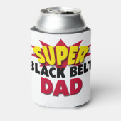 Super Black Belt Dad Blikjeskoeler (Blikje Achterkant)