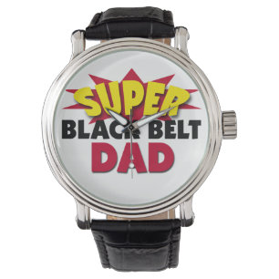 Super Black Belt Dad Horloge