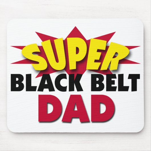 Super Black Belt Dad Muismat (Voorkant)