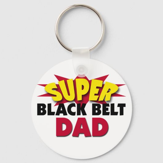 Super Black Belt Dad Sleutelhanger (Voorkant)