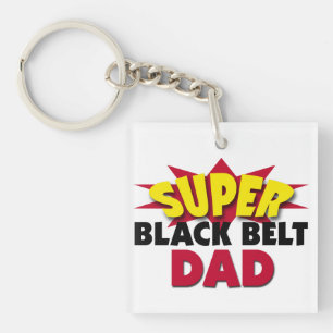 Super Black Belt Dad Sleutelhanger