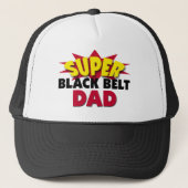 Super Black Belt Dad Trucker Pet (Voorkant)