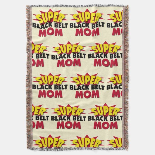 Super Black Belt mam Deken (Voorkant Verticaal)