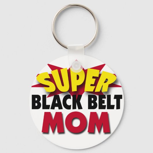 Super Black Belt mam Sleutelhanger (Voorkant)