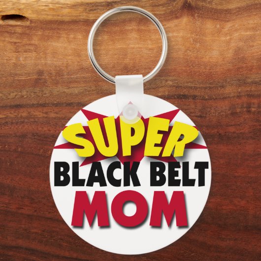 Super Black Belt mam Sleutelhanger (Voorkant)
